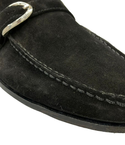 サントーニ スエードドレスシューズ バックルローファー 17091 N01 メンズ SIZE UK8 (M) SANTONI