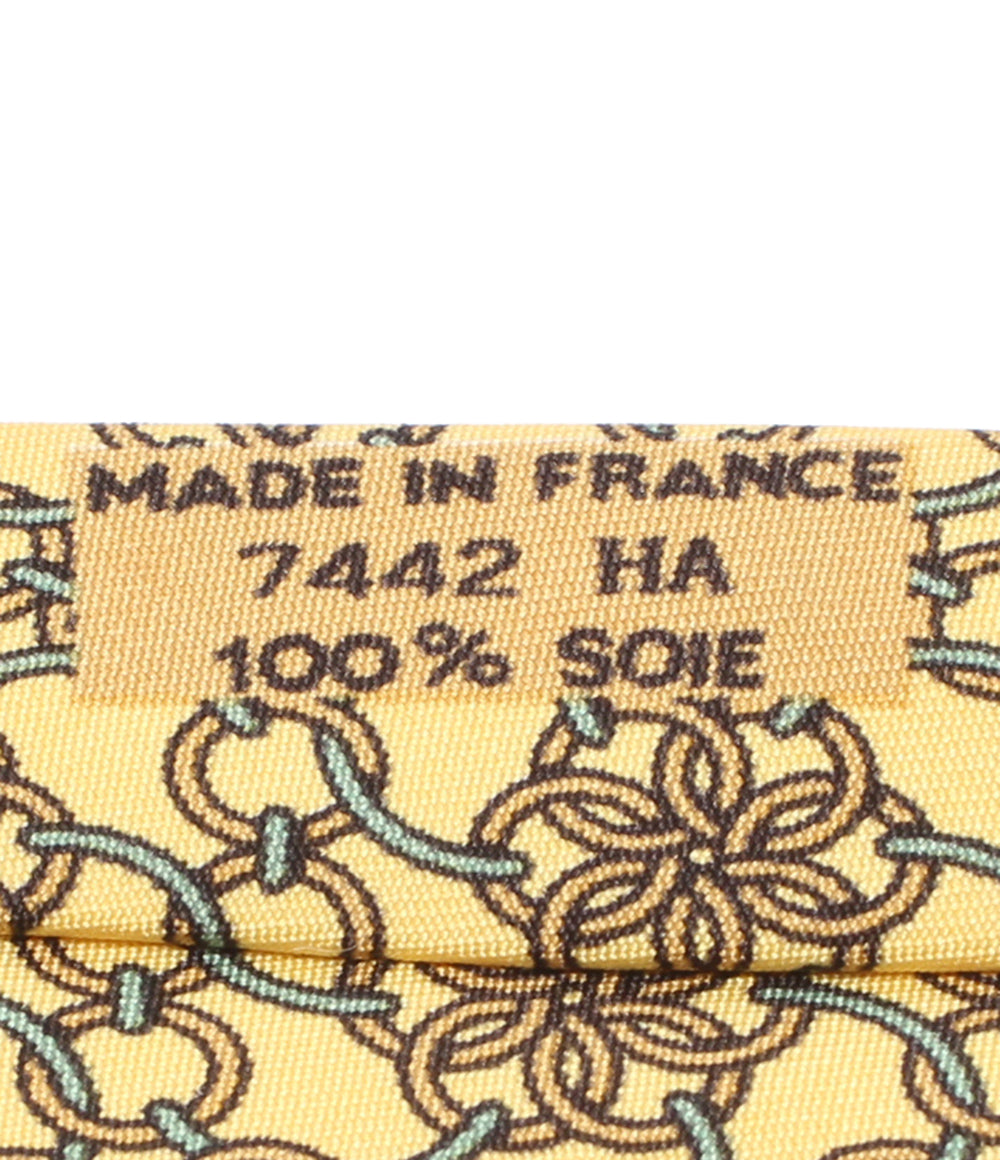 HERMES ネクタイ シルク100％ メンズ エルメス