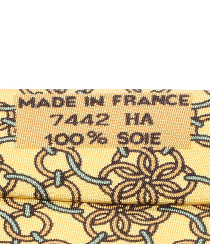 HERMES ネクタイ シルク100％ メンズ エルメス