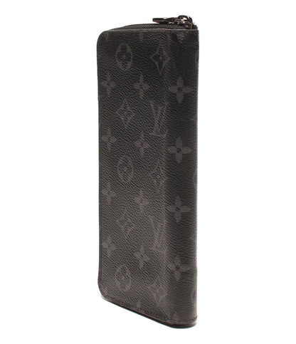 ルイ・ヴィトン ラウンドファスナー長財布 ジッピー ウォレット ヴェルティカル モノグラム エクリプス M62295 メンズ LOUIS VUITTON