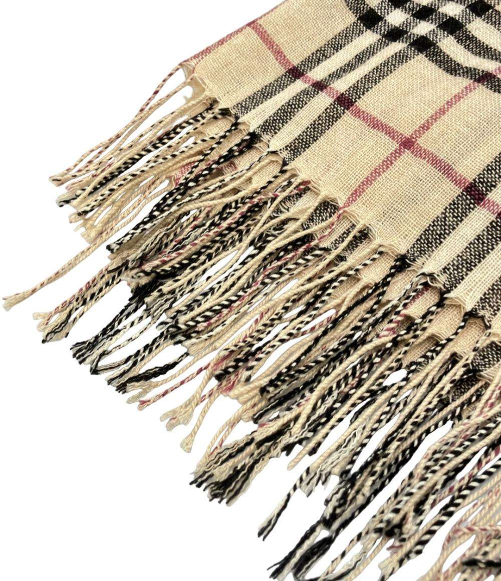 美品 BURBERRY 大判ストール カシミヤ100% ノバチェック レディース