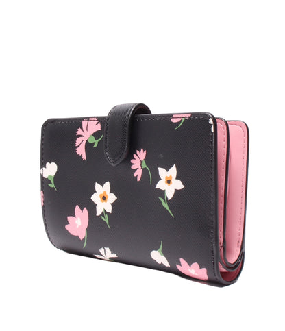 美品 ケイトスペード 二つ折り財布 花柄 レディース Kate Spade