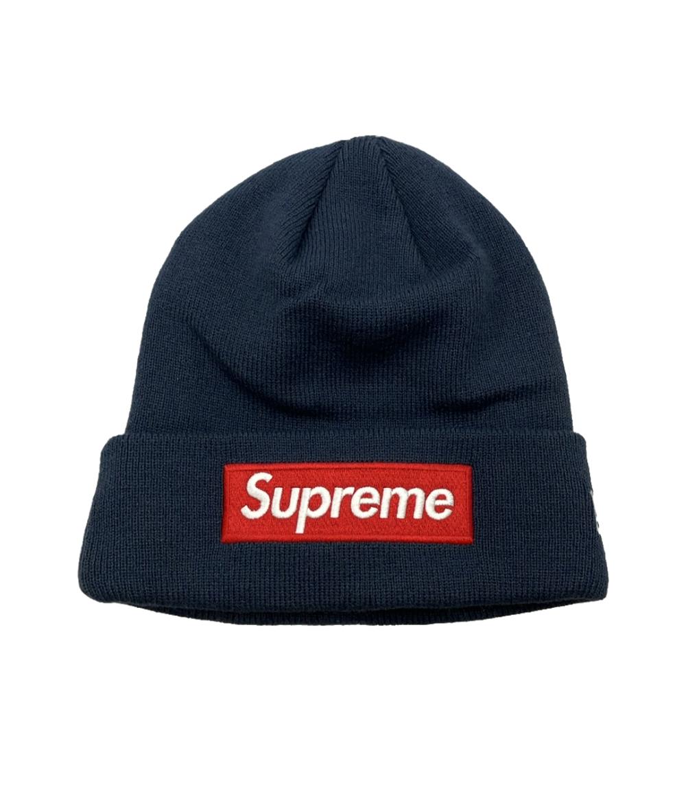 美品 シュプリーム ニット帽×NEW ERA ユニセックス Supreme