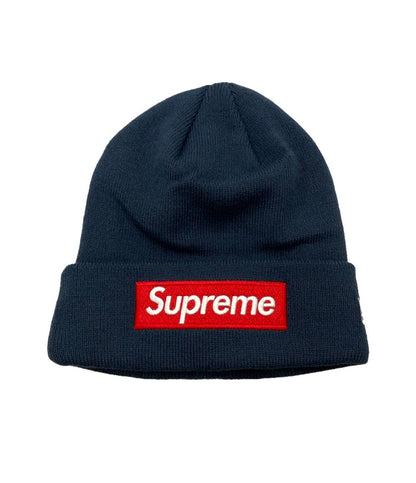 美品 シュプリーム ニット帽×NEW ERA ユニセックス Supreme