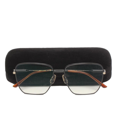 美品 GUCCI 伊達メガネ アイウェア 58□16 スクエアフレーム Asian Fit 001 GG1414O メンズ レディース グッチ