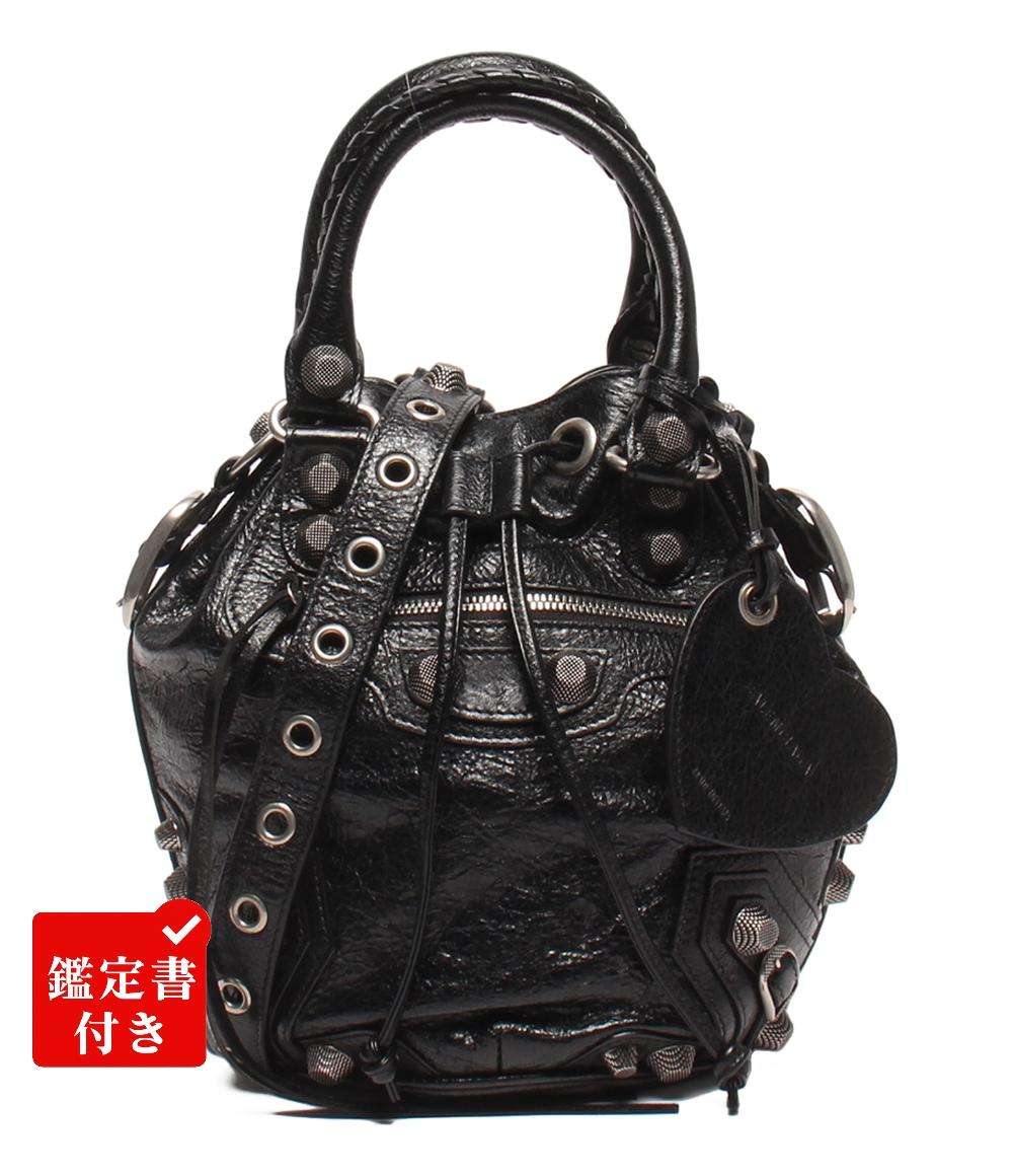 美品 バレンシアガ 2wayショルダーバッグ ハンドバッグ 斜め掛け 肩掛け バケットバッグ ルカゴール レディース BALENCIAGA