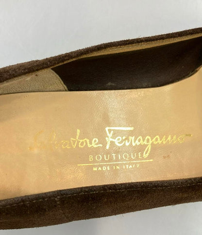 Salvatore Ferragamo ローファー スエード レディース SIZE 7 (24.5cm) サルヴァトーレフェラガモ