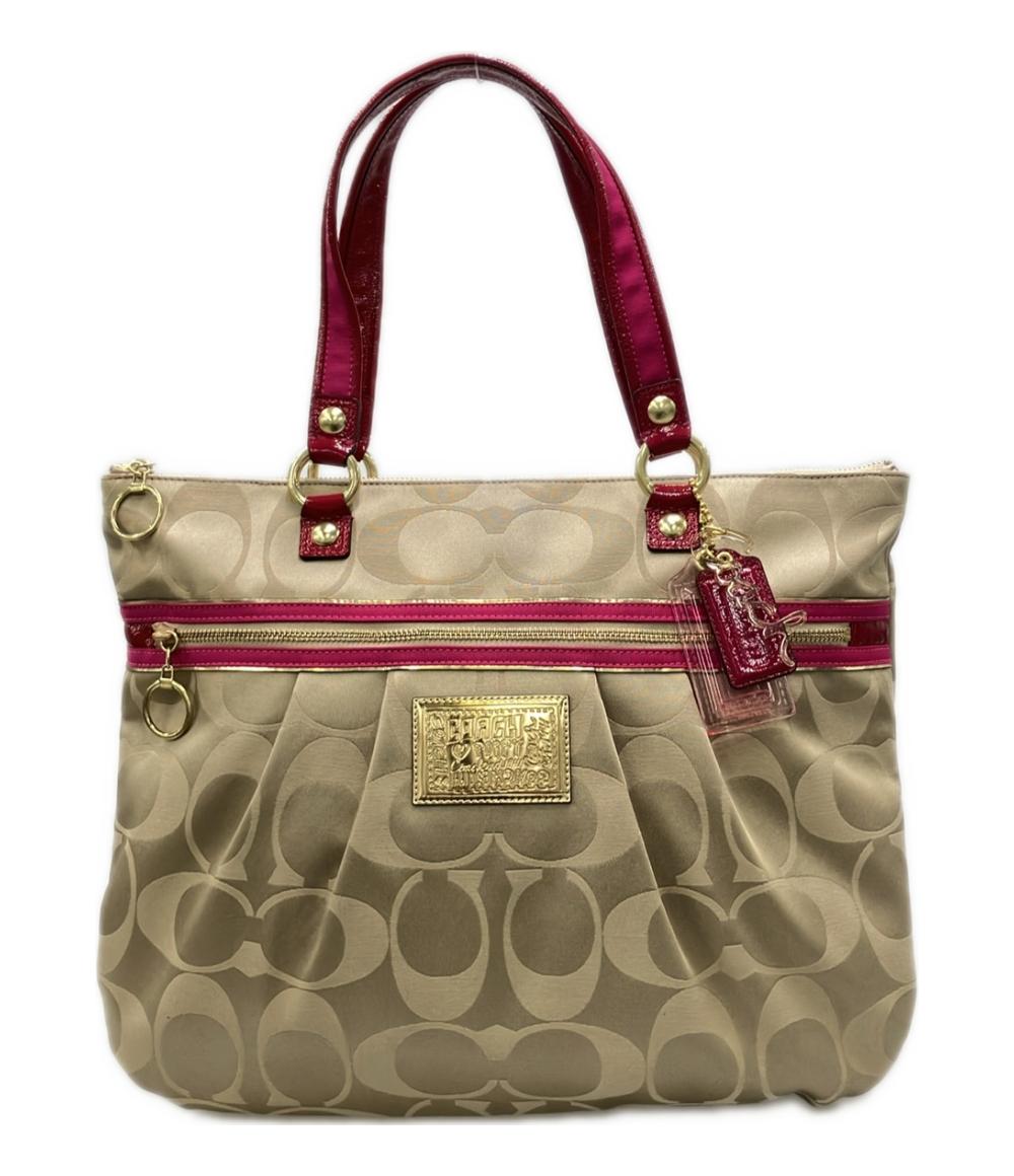 コーチ トートバッグ ラージシグネチャー ポピー 15316 レディース COACH