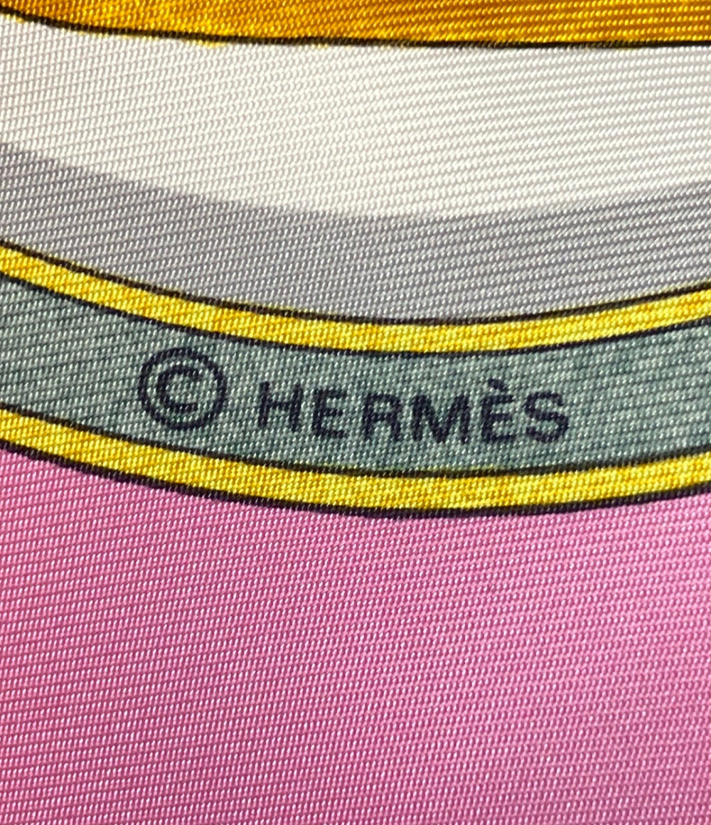 美品 HERMES スカーフ シルク100% カレ90 Qu'importe le flacon レディース エルメス