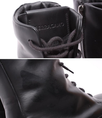 サルヴァトーレフェラガモ ショートブーツ 厚底 サイドファスナー Maxi Tongue Combat Boot メンズ SIZE 9 (L) Salvatore Ferragamo