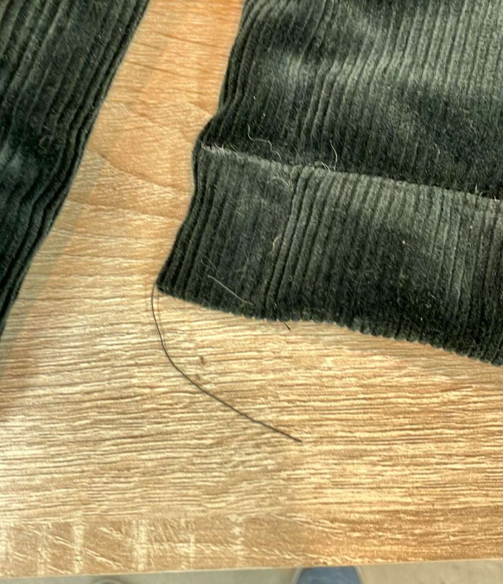 HYSTERIC GLAMOUR ランチコート コーデュロイ 裏地ボア 02253AC04 メンズ SIZE S ヒステリックグラマー