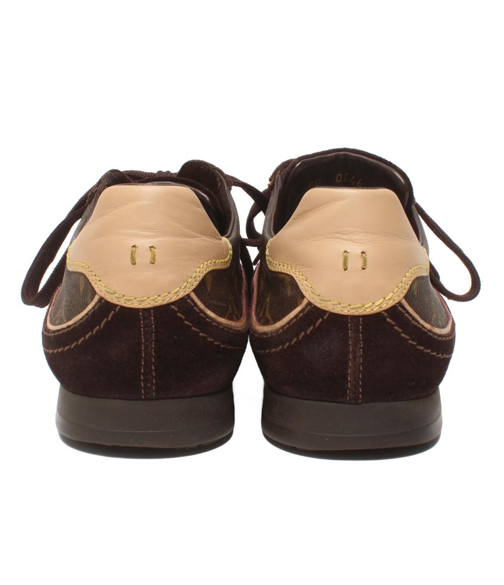【極美品】ルイヴィトン ローカットスニーカー モノグラム スウェード 26.0 LOUIS VUITTON ローカットスニーカー モノグラム メンズ SIZE 7 (26cm