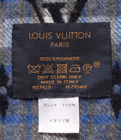 訳あり LOUIS VUITTON マフラー カシミヤ100％ マフラー･モノグラムグラディエントタータン モノグラム M71348 メンズ レディース ルイ・ヴィトン