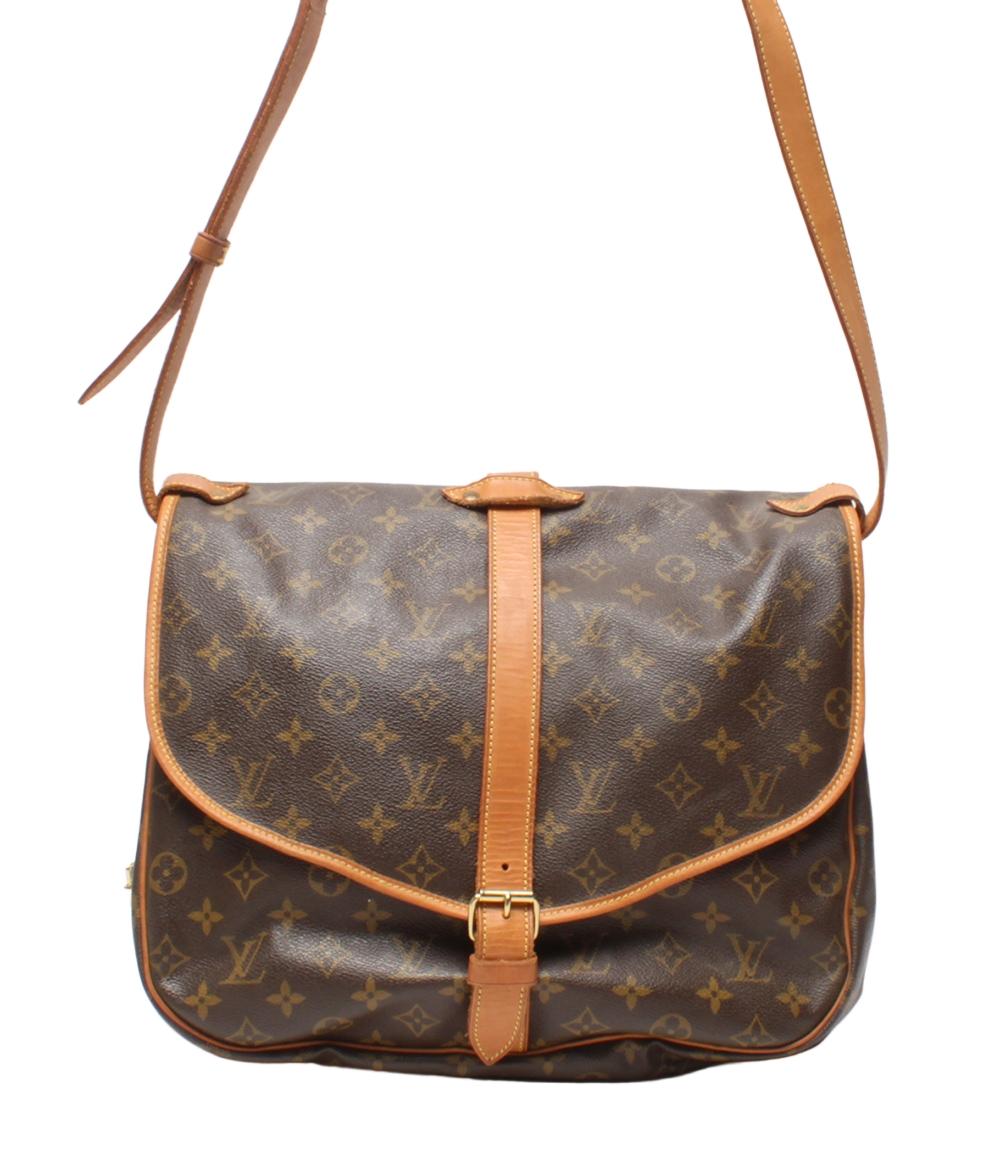 ルイ・ヴィトン ショルダーバッグ 斜め掛け ソミュール35 モノグラム M42254 レディース LOUIS VUITTON