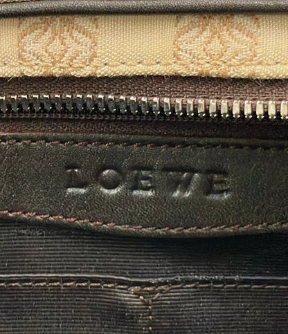LOEWE ハンドバッグ センダ  アナグラム キャンバス レディース ロエベ