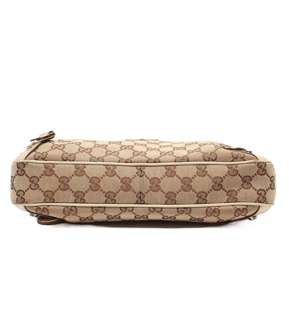 GUCCI ショルダーバッグ 肩掛け ワンショルダー GGキャンバス アビー