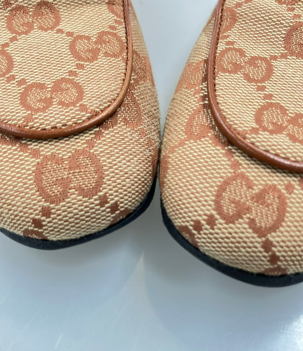 GUCCI ホースビットローファー GG キャンバス ヨルダーン レディース SIZE 34 (22cm) グッチ