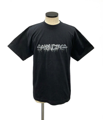 BALENCIAGA 半袖Tシャツ スライムロゴ  21AW 612965 メンズ SIZE S バレンシアガ