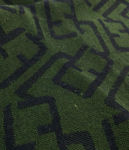 FENDI マフラー ウール100% ズッカ柄 z773823 ユニセックス フェンディ