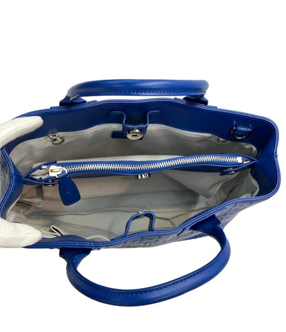 アニエスベー ハンドバッグ ショルダーバッグ 2WAY 斜め掛け レザー パンチング レディース Agnes b.