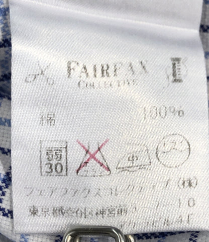 長袖ワイシャツ チェック柄      メンズ SIZE S (S) FAIRFAX