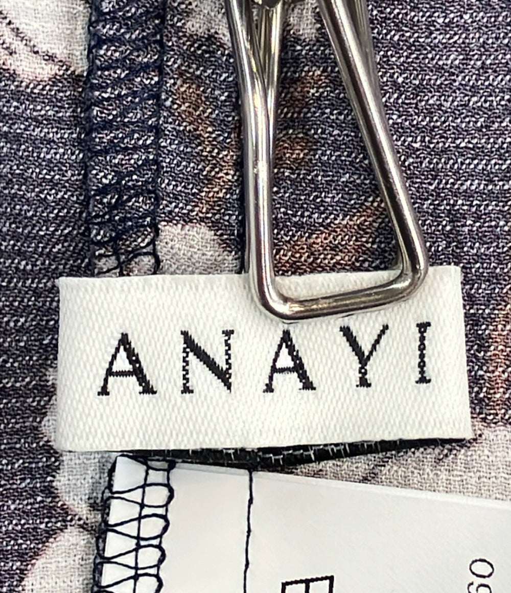 美品 ANAYI ノースリーブ ワンピース ペチコート付き レディース SIZE 36 (S) アナイ