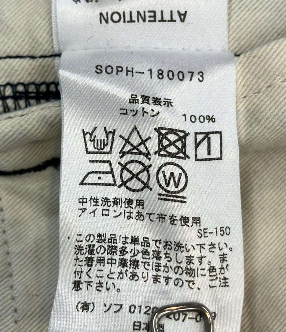 訳あり ソフネット デニムラップショートパンツ メンズ SIZE M SOPHNET.