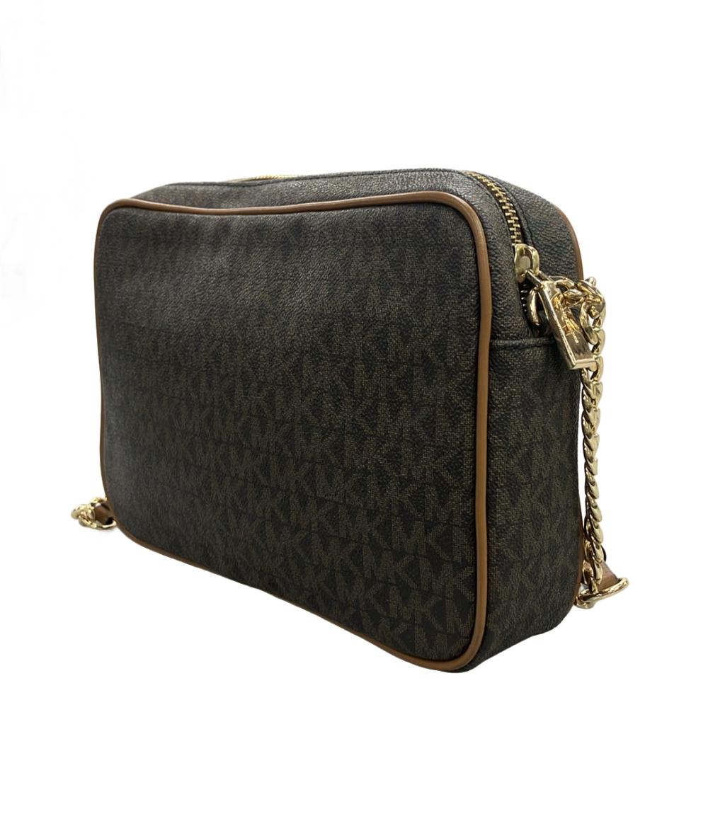 【なお様】新品　MICHAEL KORS MKシグネチャーショルダーバッグ MICHAEL KORS ショルダーバッグ 斜め掛け キャンバス MKシグネチャー