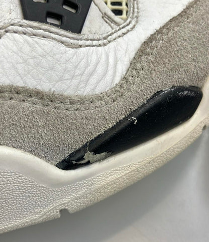 NIKE ミドルカットスニーカー AIR JORDAN 4 RETRO GS 408452-111 キッズ SIZE 24.0 (M) ナイキ