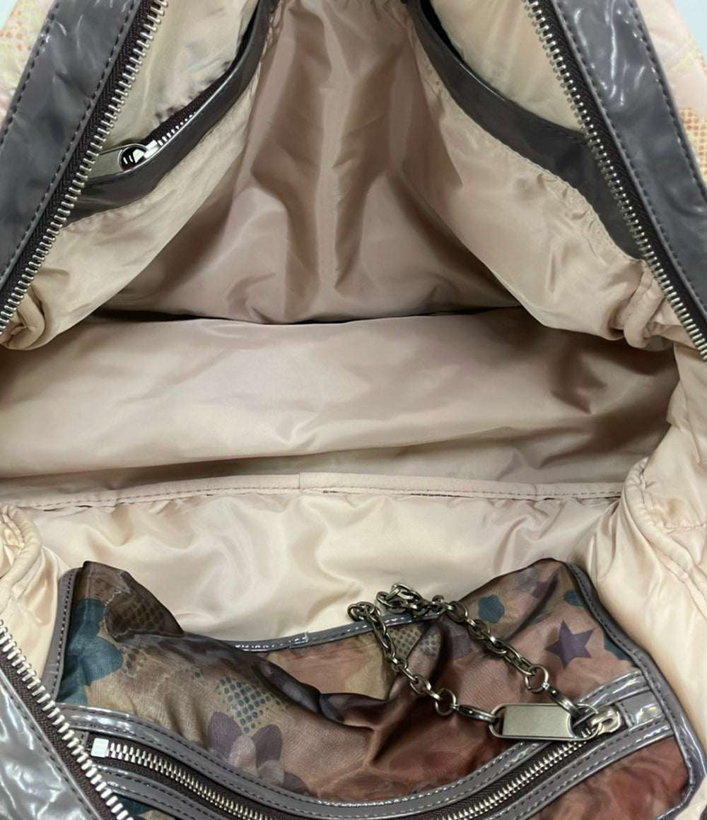 美品 LeSportsac Stella McCartney 2way ボストンバッグ ショルダーバッグ 斜め掛け 花柄 レディース レスポートサック ステラマッカートニー