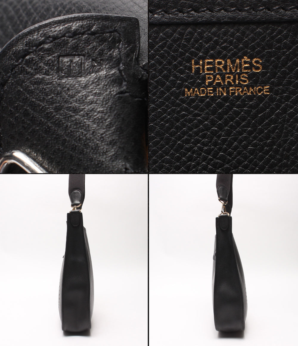 HERMES ショルダーバッグ  □I刻印 斜め掛け ゴールド金具 ヴォーエプソン エブリン1GM レディース メンズ エルメス
