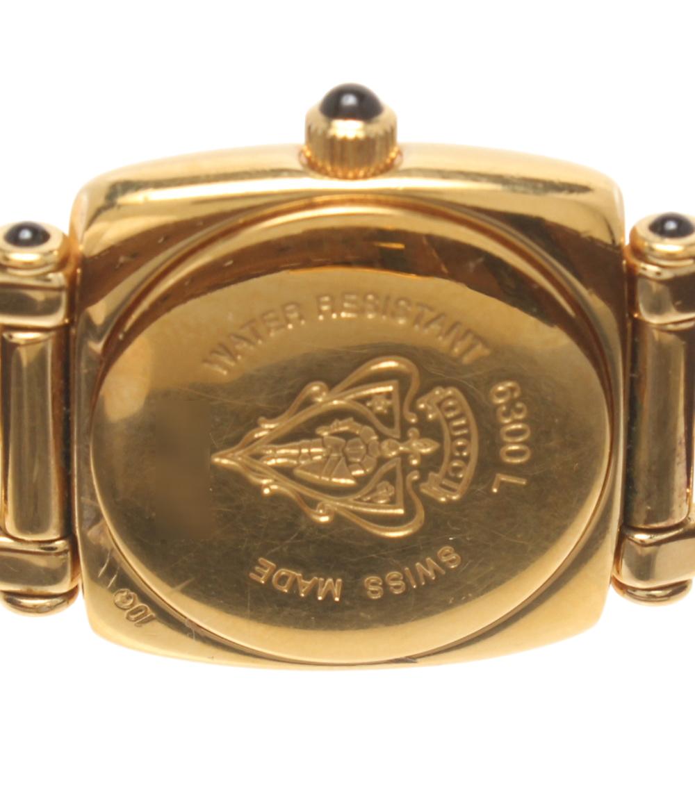 GUCCI 腕時計 ホースビット クオーツ ブラック 6300L レディース グッチ