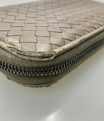 BOTTEGA VENETA ラウンドファスナー長財布 レザー イントレチャート ユニセックス ボッテガ・ヴェネタ