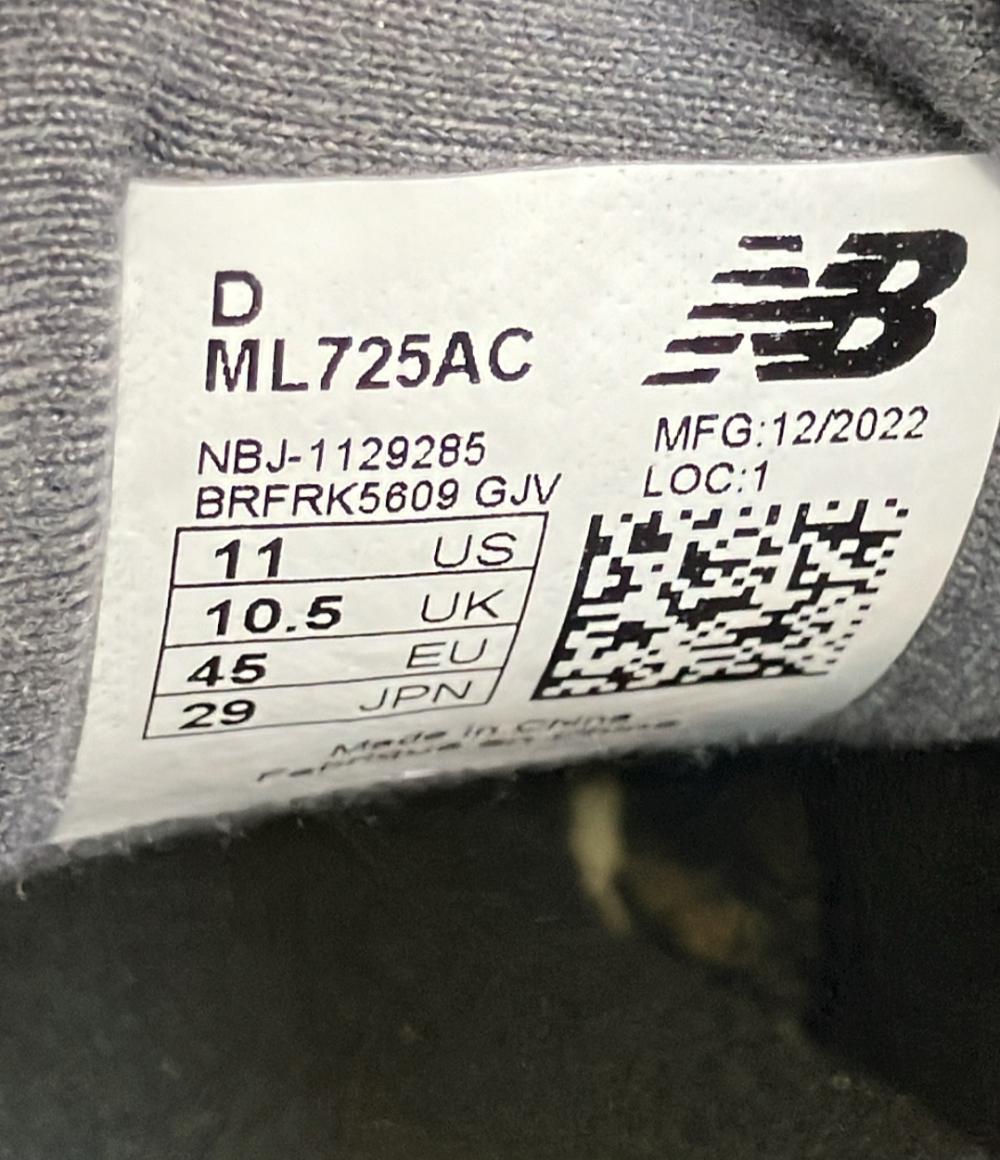 ニューバランス ローカットスニーカー ML725AC メンズ SIZE 29.0 (XL) NEW BALANCE