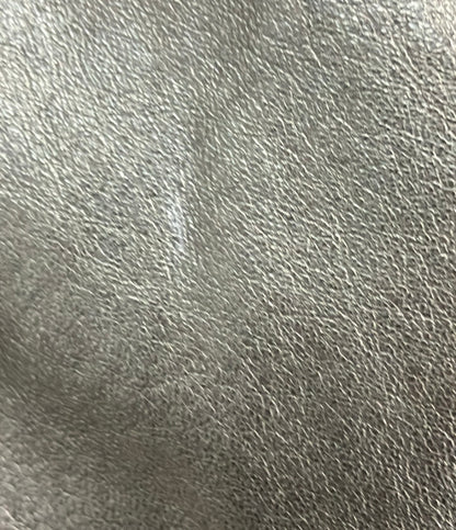 Drawer ノーカラージャケット シングルライダース レザー セレクトショップ レディース SIZE 36 (XS) ドゥロワー