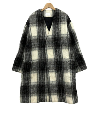 美品 ドメニコアンドサビオ ノーカラーコート レディース SIZE 38 (M) DOMENICO＋SAVIO