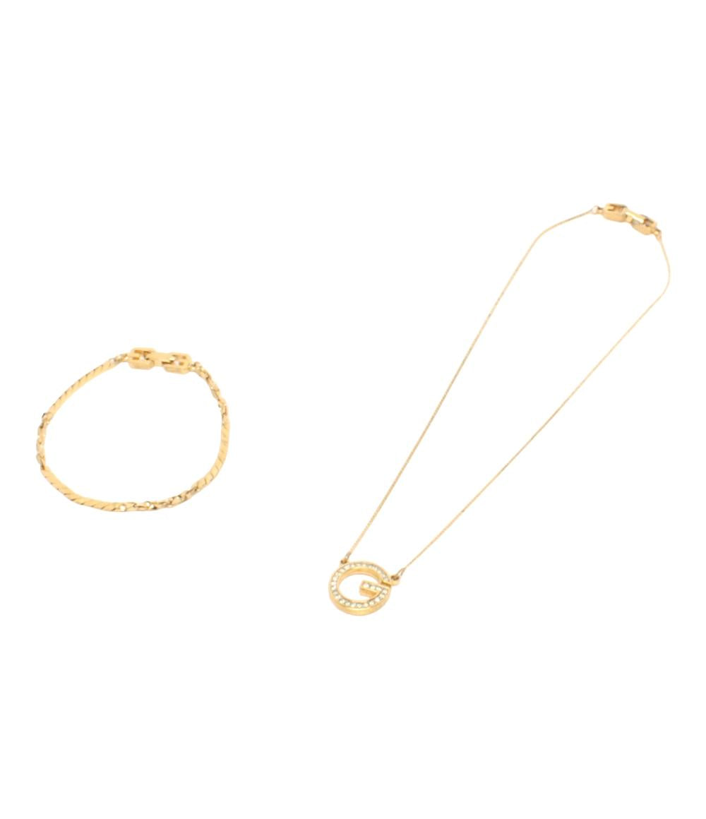 GIVENCHY ネックレス ブレスレット Gロゴ 2点セット レディース ジバンシィ