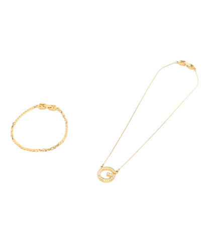 GIVENCHY ネックレス ブレスレット Gロゴ 2点セット レディース ジバンシィ