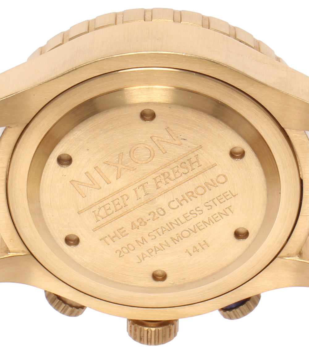 NIXON 腕時計 THE 48-20 CHRONO クオーツ ブルー A486-1922 メンズ ニクソン
