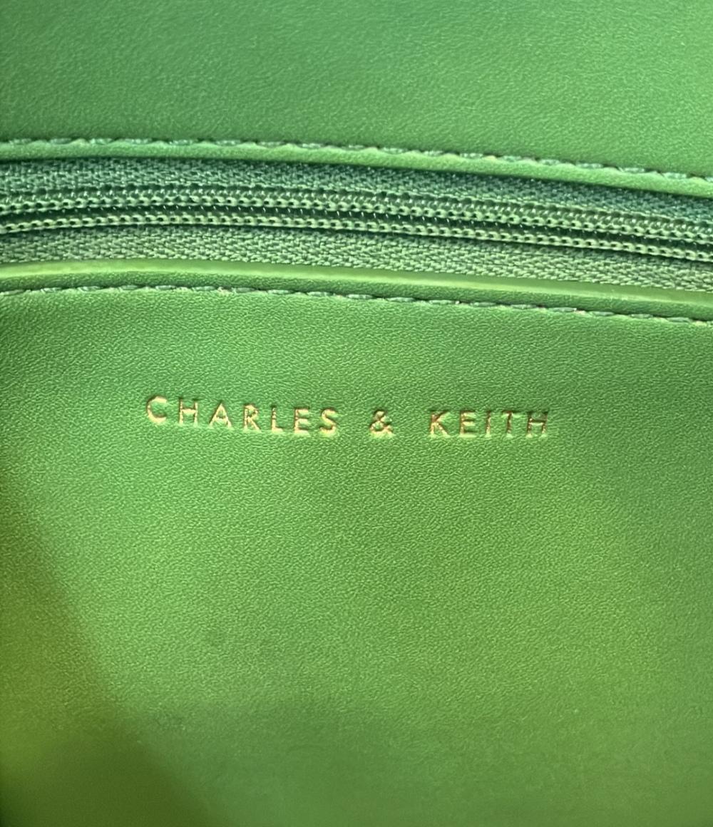 美品 CHARLES&KEITH 2way ハンドバッグ ショルダーバッグ 斜め掛け レディース チャールズ＆キース