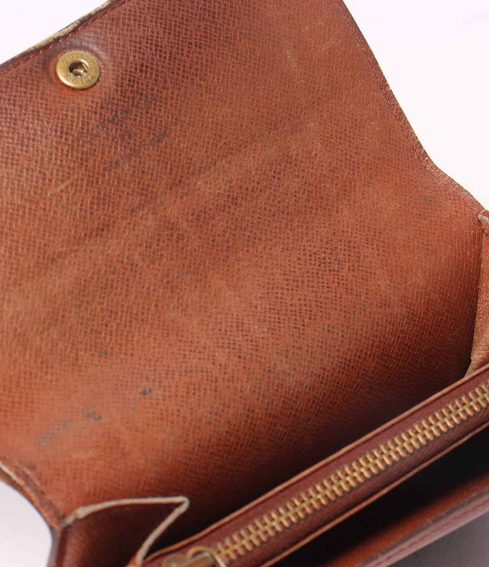 訳あり LOUIS VUITTON 二つ折り財布 ポルトモネ ジップ モノグラム M61735 レディース メンズ ルイ・ヴィトン