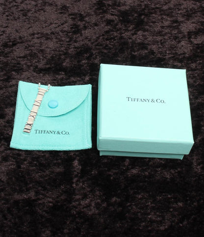美品 ティファニー ネックレス SV925 アトラス バー ボールチェーン レディース TIFFANY&Co.