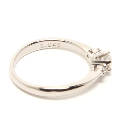 美品 リング 指輪 Pt900 ダイヤ 0.260ct 0.048ct レディース SIZE 11号