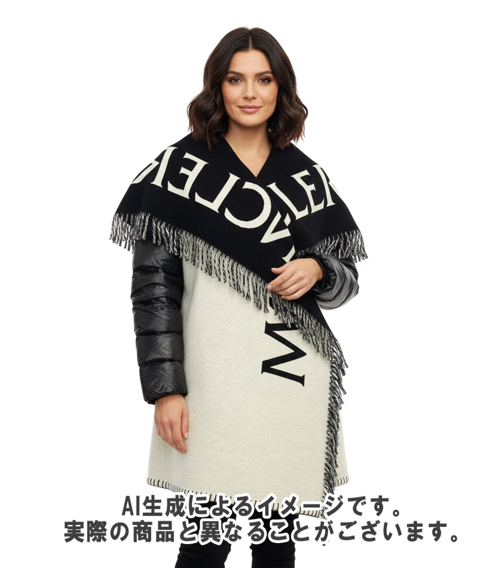 MONCLER ドレープポンチョ MANTELLA マンテラ ダウン G20933G00028 レディース SIZE L モンクレール