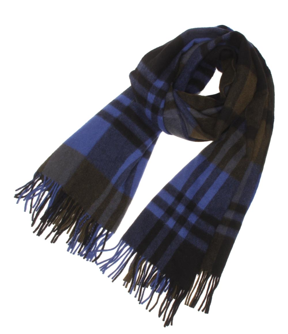 Joshua ELLis マフラー ストール チェック柄 カシミヤ100% レディース ジョシュアエリス