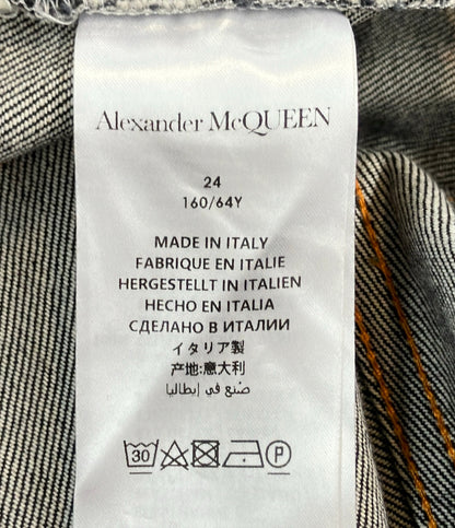 美品 Alexander McQueen デニムパンツ レディース SIZE 24 (S) アレキサンダーマックイーン