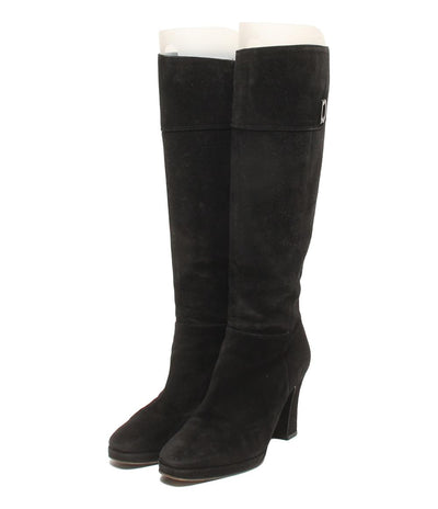 Salvatore Ferragamo ロングブーツ スエード レディース SIZE 6 (M) サルヴァトーレフェラガモ
