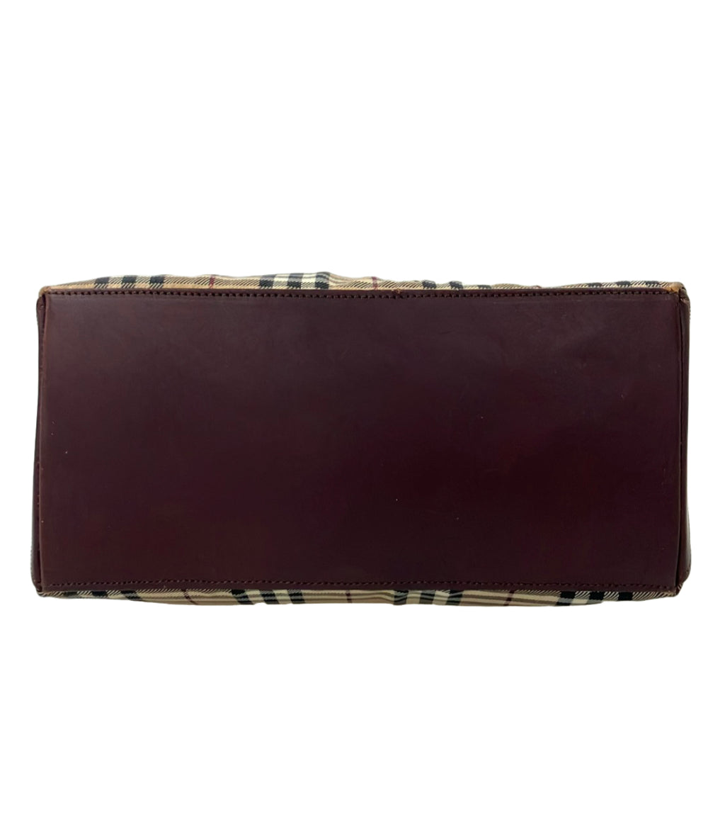 BURBERRY BLUE LABEL ハンドバッグ チェック レディース バーバリーブルーレーベル