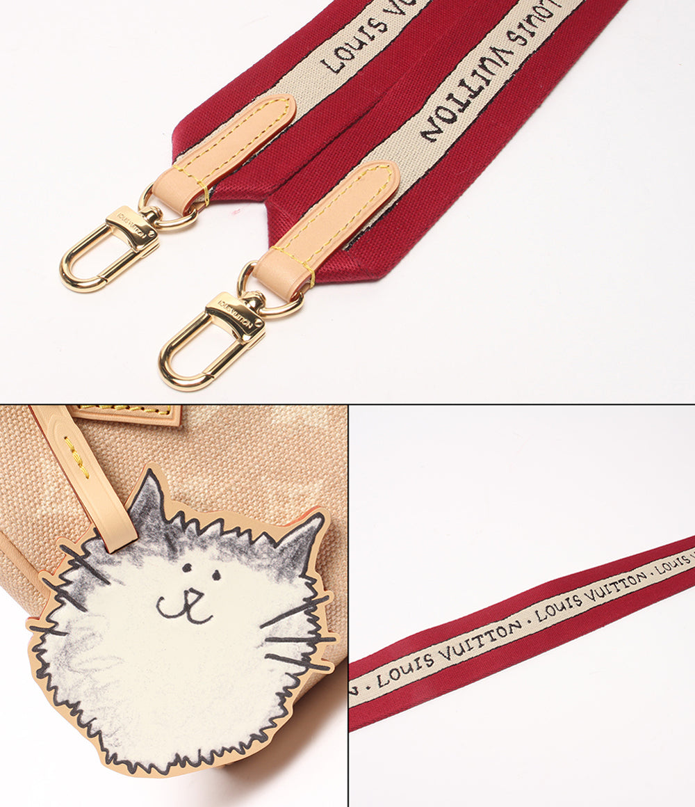 美品 LOUIS VUITTON Grace Coddington 2wayハンドバッグ ショルダーバッグ 斜め掛け スピーディ バンドリエール 20 ミャオグラム M15151 レディース