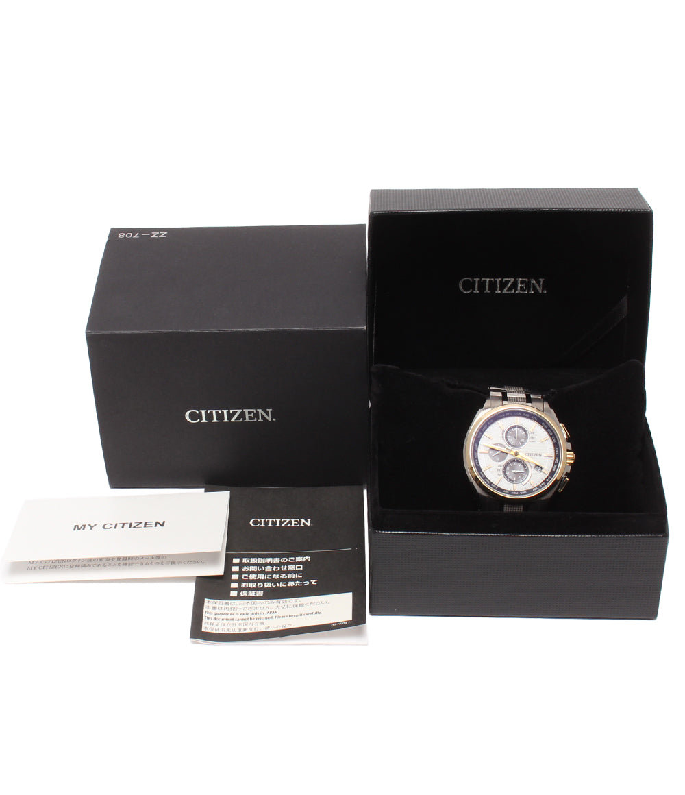 CITIZEN 腕時計 アテッサ ソーラー ホワイト H804-T026974 メンズ
